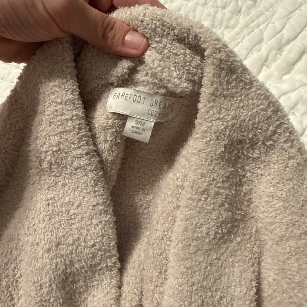 Barefoot Dreams CozyChic Women's robe - Cream